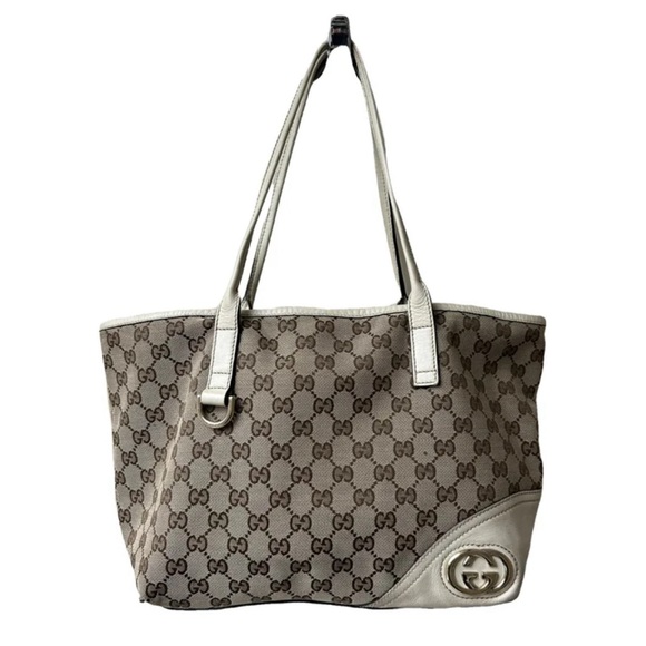 Gucci Eclipse Leather shoulder bag - Picture 1 of 8